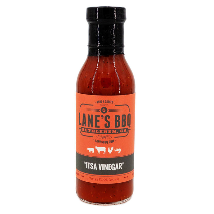 Salsa Itsa Vinegar 400ml LANE'S BBQ per tutti i tipi di carne