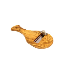 Load image into Gallery viewer, Tagliatartufi in legno di olivo lama seghettata CALDER